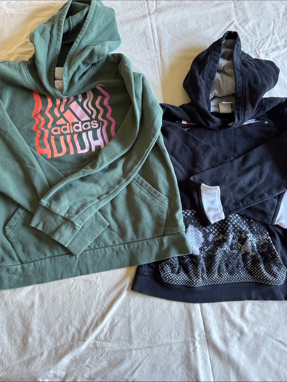 Boys L Hoodies: Nike and Adidas